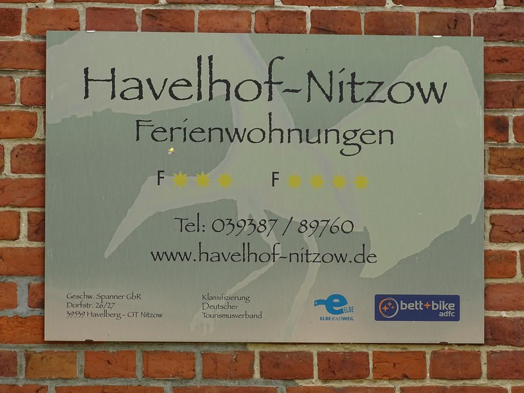 Havelhof-Nitzow Διαμέρισμα Εξωτερικό φωτογραφία